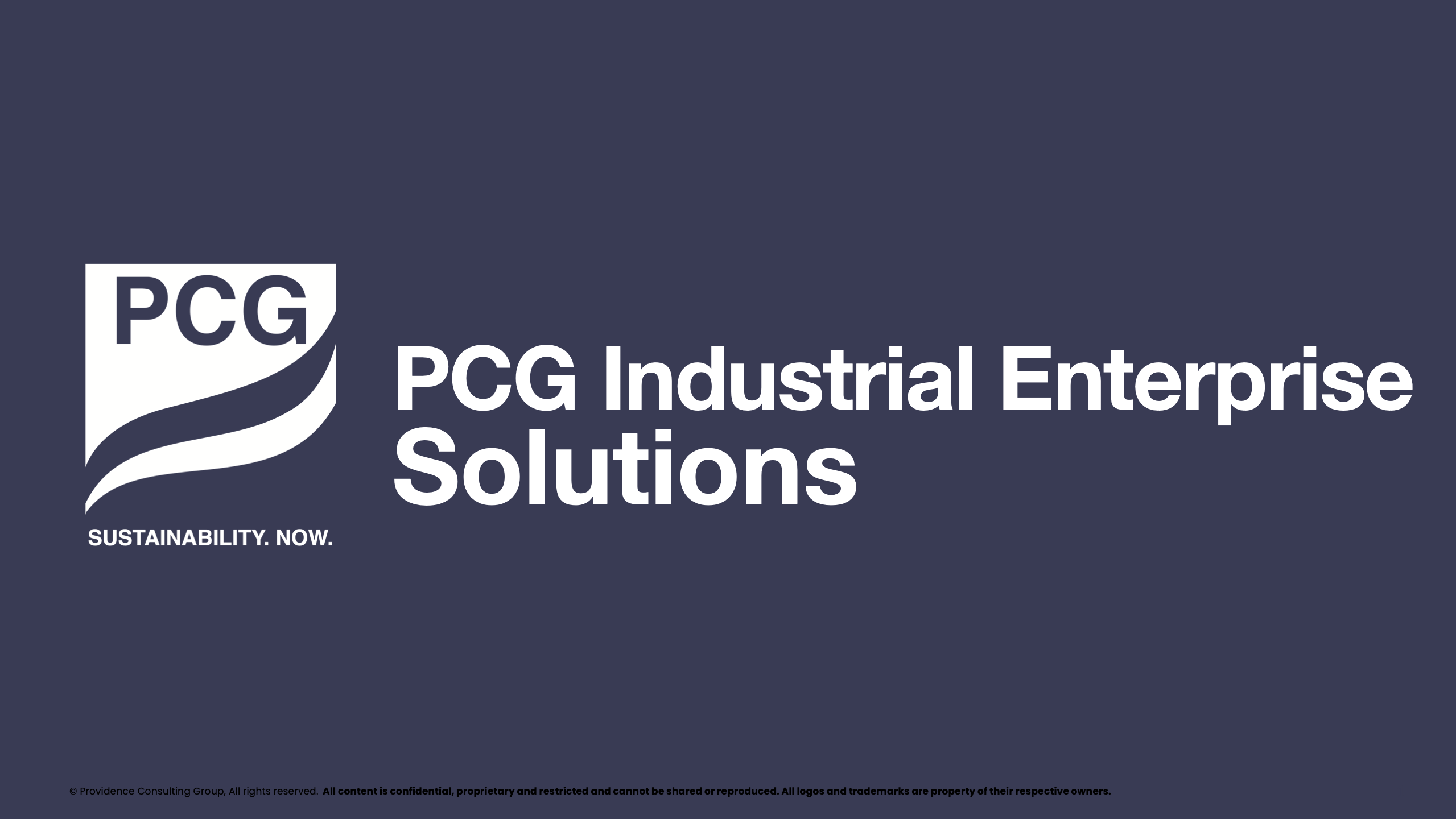 Industrial Enterprise PCG